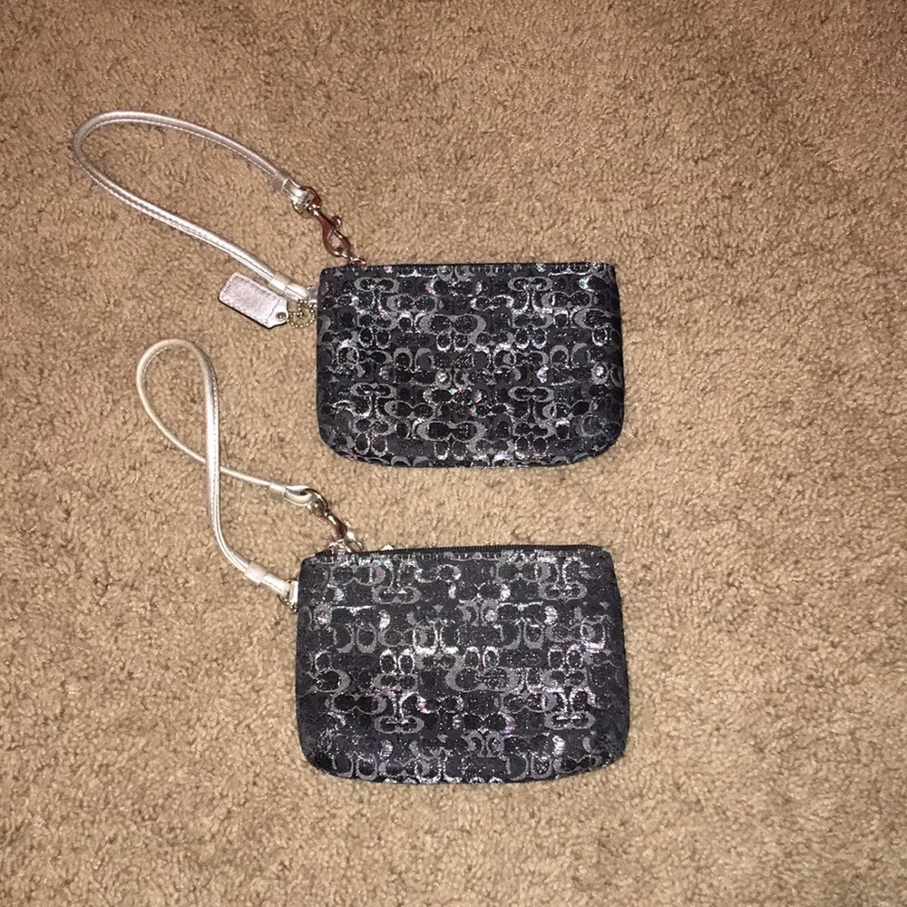 Two Black Wristlet Purses!